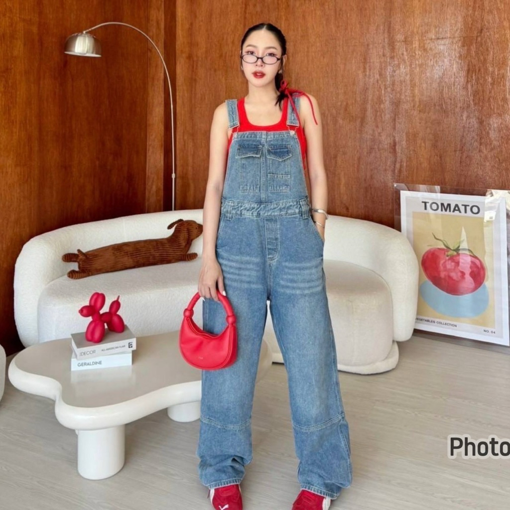 เอี๊ยมยีนส์ขายาว ✔️รุ่น 👉 win 8831 👈