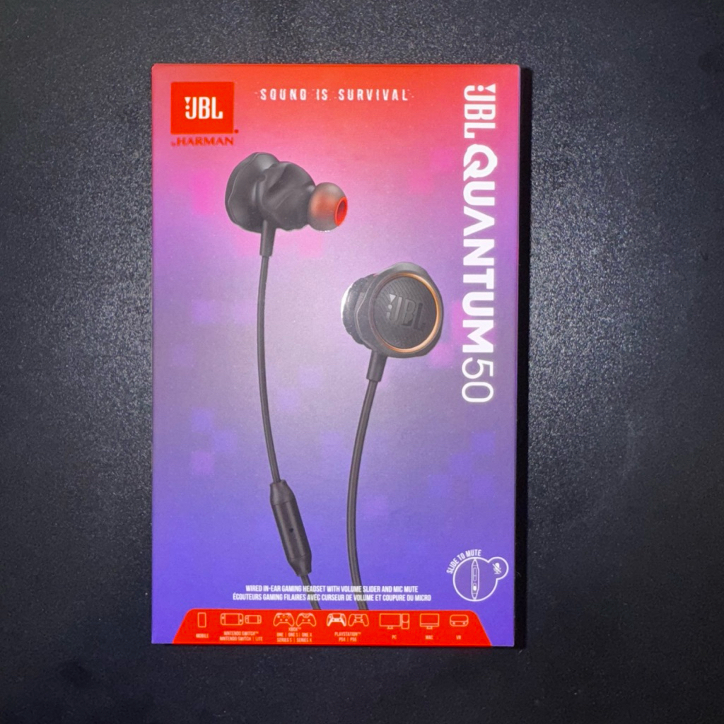 JBL Quantum 50 เจบีแอล หูฟังแบบมีสาย In-ear Headphones