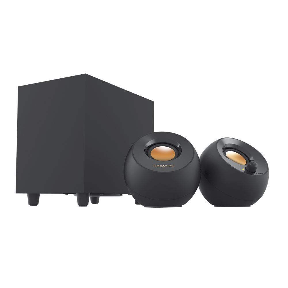 SPEAKER (ลำโพง)  Creative Pebble Plus 2.1CH 3.5 mm with Subwoofer  51MF0480AA000
