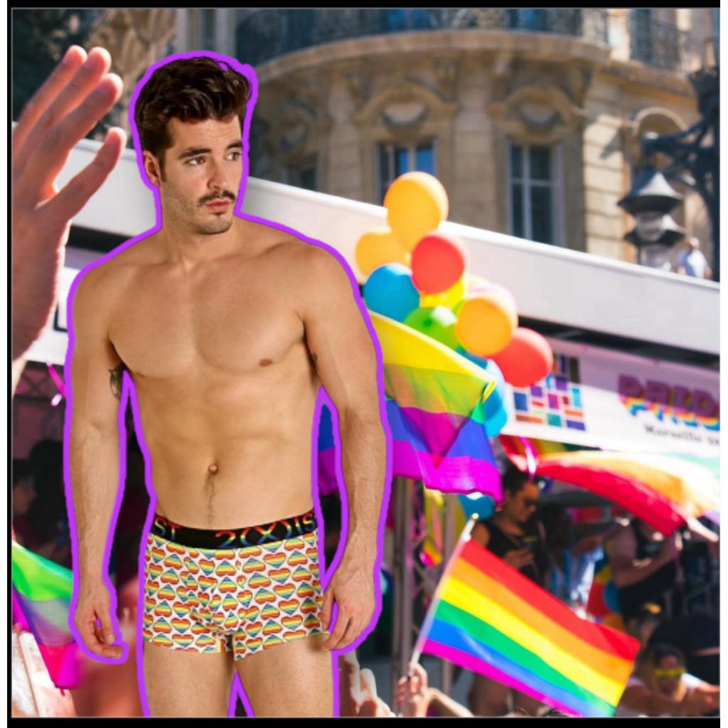 กางเกงในชาย 2(X)IST trunk "Pride" size M,L