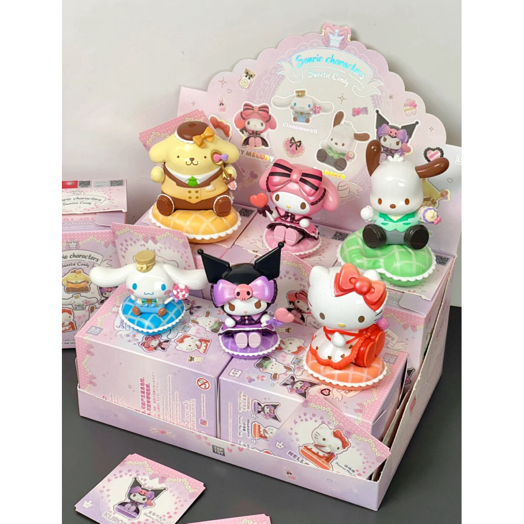 (พร้อมส่ง)[แยกตัว]กล่องสุ่มSanrio Sweetie Candy