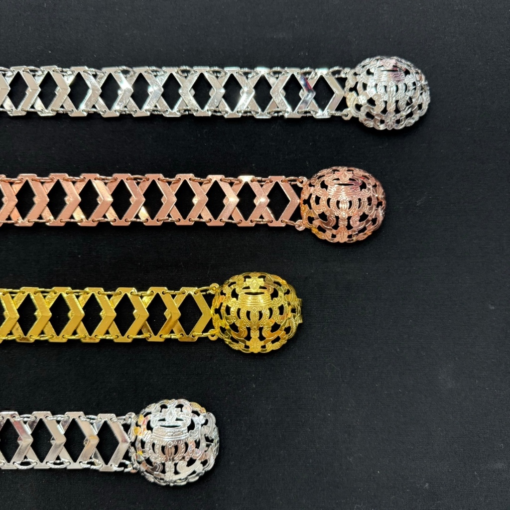 Accessories  เข็มขัดชุดไทย เข็มขัดแฟชั่น สีทอง เงิน รมดํา นาค เครื่องประดับชุดไทย