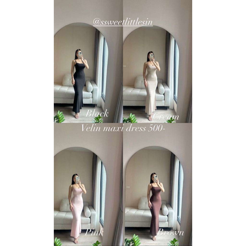 Velin maxi dress 530 บาท