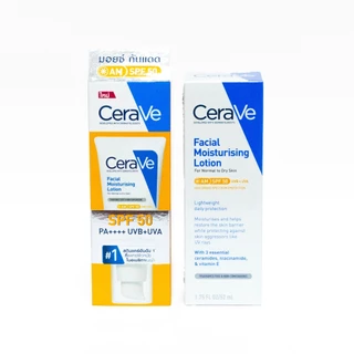 ของแท้ 100% ฉลากไทย (52ml.) CeraVe Facial Moisturising Lotion PM ,AM(SPF50) /Oil Control Gel-Cream