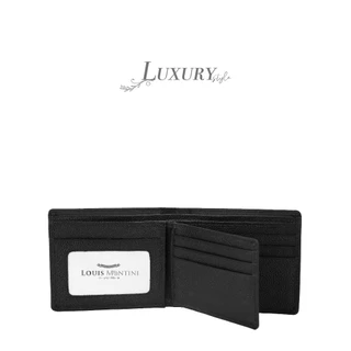 [ส่งด่วนฟรี] Louis Montini (Luxury Style) กระเป๋าสตางค์หนังวัว หนังแท้ กระเป๋าสตางค์ผู้ชาย Men's Wallet TTM069