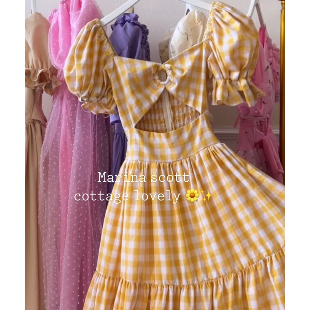 MARINA SCOTT MAXI DRESS 790-. ส่งฟรี