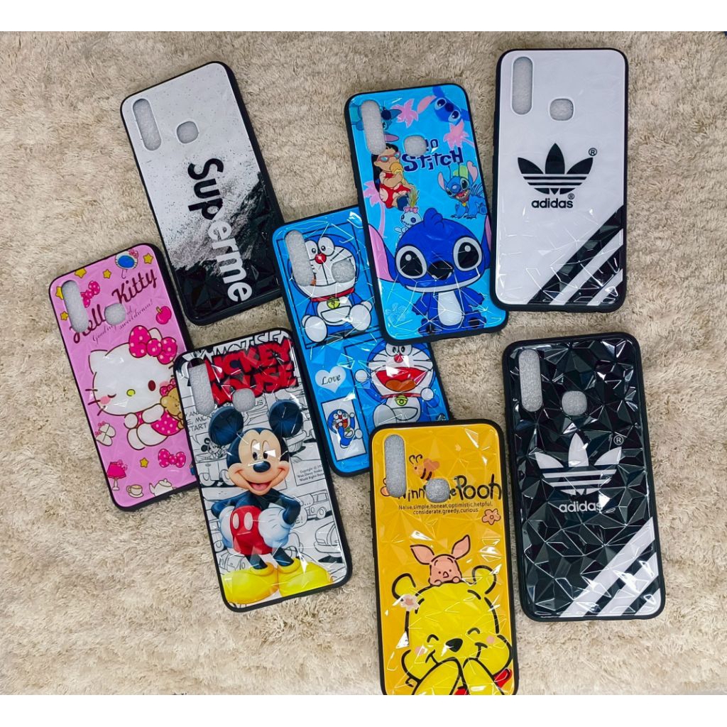 เคสมือถือ สำหรับ Vivo Y85 V9 เคสงาน 3D ลายการ์ตูนกันกระแทก ลายน่ารัก เคสกระจกขอบนิ่มหลังแข็ง สินค้าพร้อมส่งจากไทย #TD