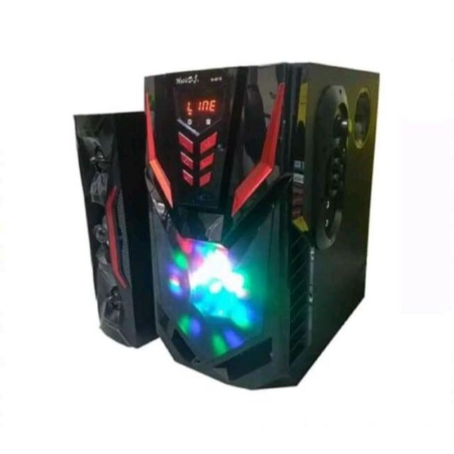 ลำโพง มัลติมิเดีย 2.1CH MUSIC DJ รุ่น M-M18 มีไฟ