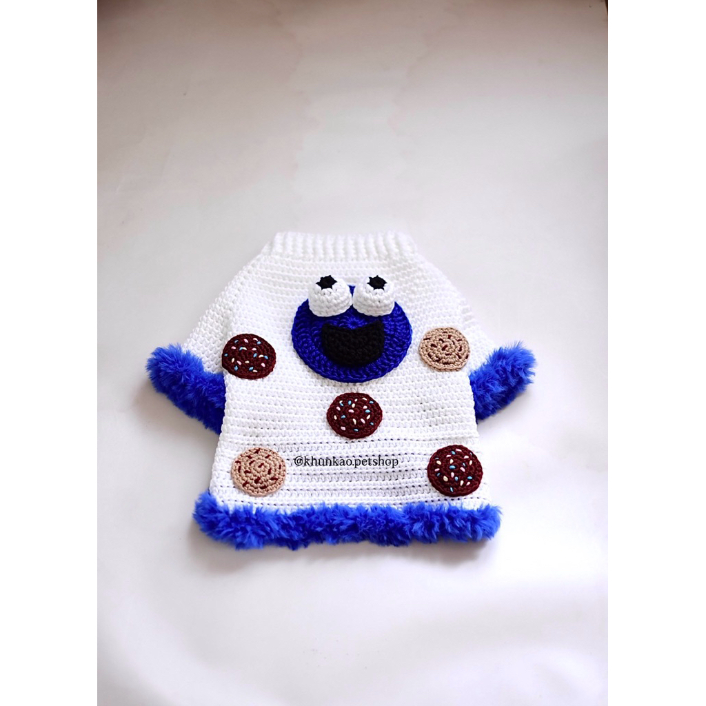 cookie monster sweater(blue)