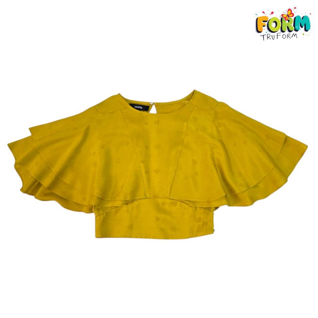 Jaspal เสื้อผู้หญิง เสื้อสีเหลือง เสื้อใส่ทำงานผู้หญิง size xs