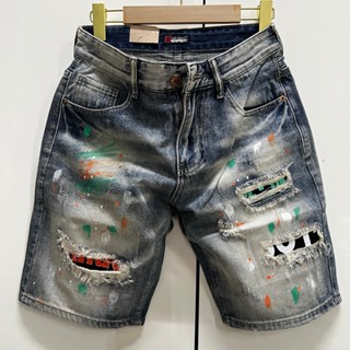 กางเกงยีนส์ขาสั้น street #333