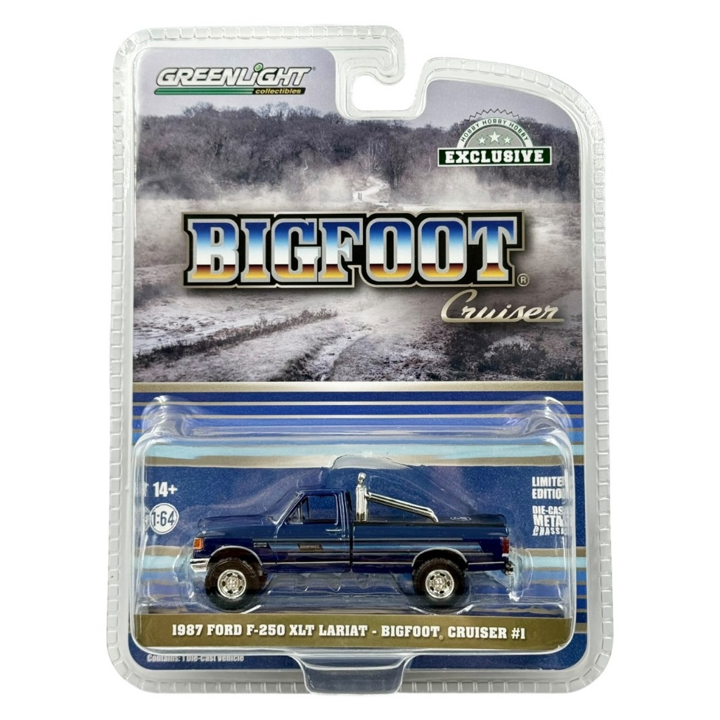 Greenlight | 1987 Ford F-250 XLT Lariat - Bigfoot Cruiser #1 สเกล 1/64 30433