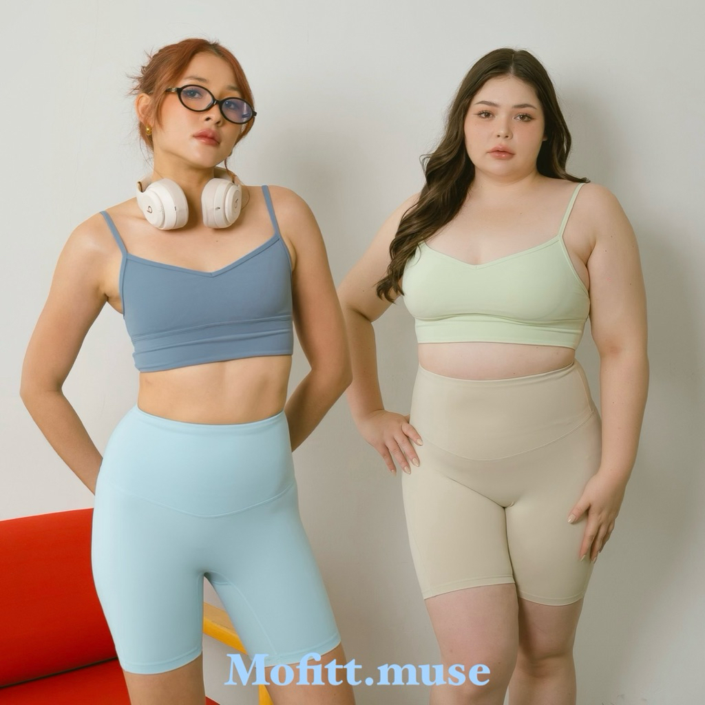 Mofitt.muse| Define Bra สปอร์ตบราตัวยาวออกกำลังกาย S-2XL ใส่วิ่งเล่นโยคะ พิลาทิส ตีแบต เทนนิส มีฟองน้ำ ใส่เที่ยว