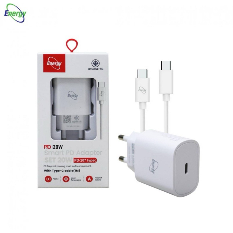 หัว+สายชาร์จ type-c to type-c