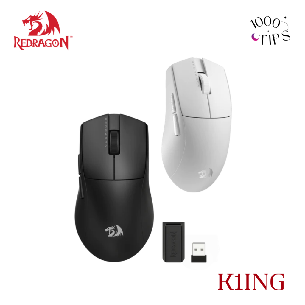 Redragon M916 PRO K1NG 1K 3-Mode Wireless Gaming Mouse