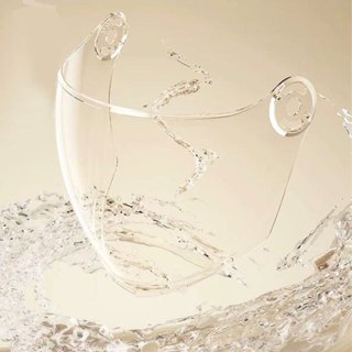 เลนส์หมวกกันน็อค สีชา และ สีใส แบบครึ่งใบ ป้องกันรังสียูวี