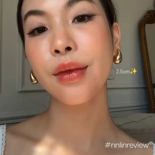 💫 nnlin. TearDrop ต่างหูหยดน้ำ ชุบทอง 24K (Stainless Steel / S925)