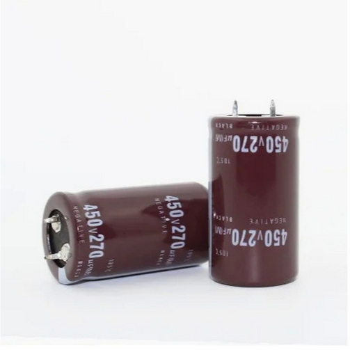 C Capacitor Electrolyte 270uF 450V ตัวเก็บประจุ อิเล็กโทรไลต์ คาปาซิเตอร์