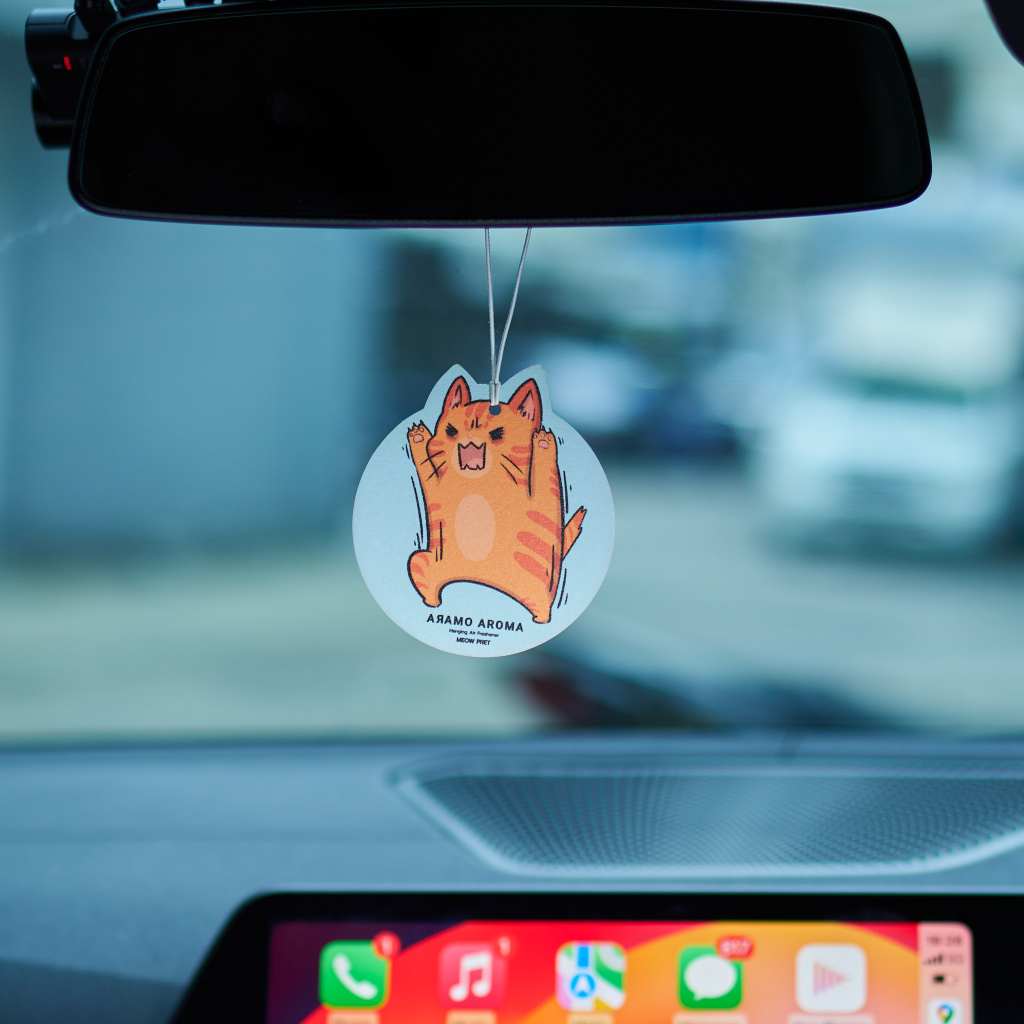 แผ่นหอมห้อยรถยนต์ ห้อยตู้เสื้อผ้าดับกลิ่นอับ Hanging Air Freshener | ARAMO AROMA
