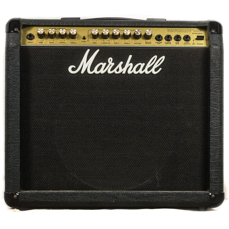 แอมป์กีต้าร์ไฟฟ้า Marshall Valvestate 40V Model 8040 2-Channel 40-Watt (Made In England) มือสอง สภาพ