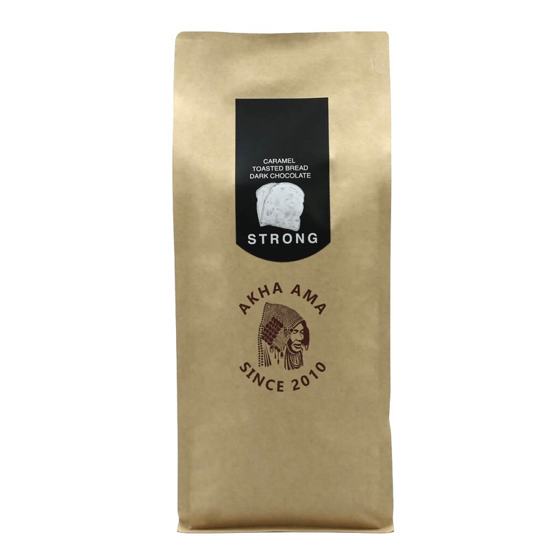 Akha Ama Coffee คั่วใหม่!! - STRONG 1000g เมล็ดกาแฟคั่วบด อาข่า อาม่า (คั่วเข้ม / Dark)
