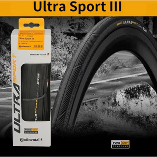 ยางนอก CONTINENTAL TIRES รุ่น ULTRASPORT 3 ขนาด 700 X 23C / 25C / 28C ขอบพับ
