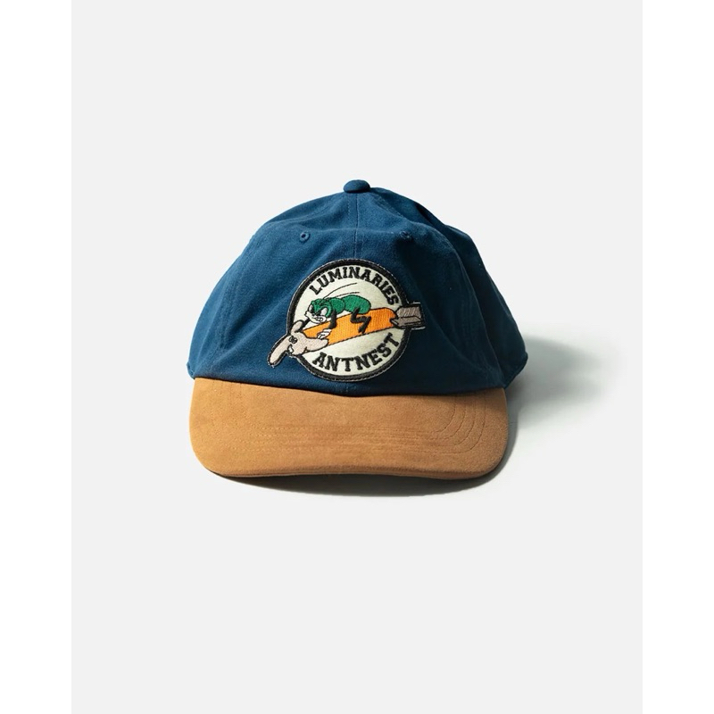 ANTNEST X CL TWILL AND SUEDE CAP NAVY