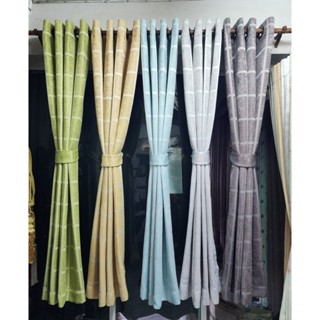 ผ้าม่าน หนา สวย พรีเมี่ยม กันแสง 90% รุ่นเบอกิ้น (Bergins) ด…