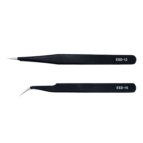 แหนบ สแตนเลสสตีล Tweezer ESD-12 ปลายหัวแหลม ตรง / ESD-15 ปลายหัวแหลม โค้ง รายละเอียด (ป้องกันไฟฟ้าสถิต) - รูปที่ 4