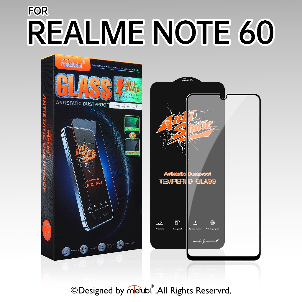 กระจกนิรภัย ฟิล์มไฮโดรเจล Mietubl FOR REALME NOTE 60 เต็มจอ