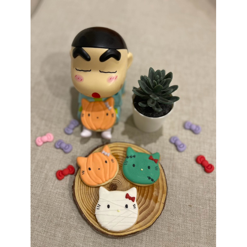 Halloween Cookie ฮาโลวีนคุ้กกี้ spooky cookie คุ้กกี้เนยสด คุ้กกี้น้ำตาลไอซิ่ง ฮาโลวีน(ขั้นต่ำ 20ชิ้