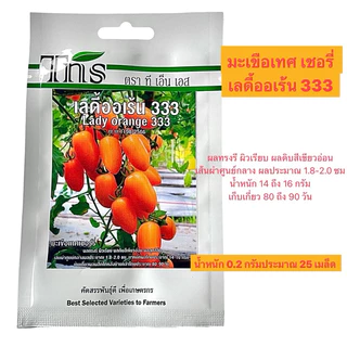 tns เมล็ด มะเขือเทศ ราชินี เลดี้ออเร้น ,แพรเหลือง,โชกุน ออเร้น (ประมาณ 25 เมล็ด)