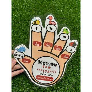 สื่อมือผันเสียงอักษร 3 หมู่ขนาดใหญ่ สื่อการสอนภาษาไทย