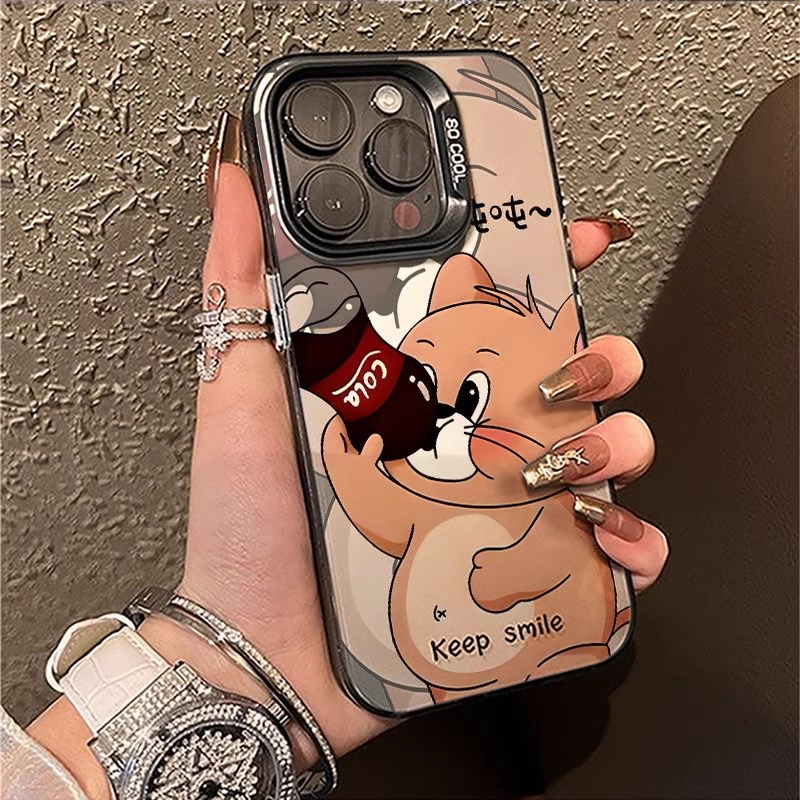Keroro เคสโทรศัพท์มือถือ iphone 15promax ใหม่ iphone14 ระดับไฮเอนด์ 13pro การ์ตูน Jerry 12 สร้างสรรค์ 11 น่ารัก 8plus XS