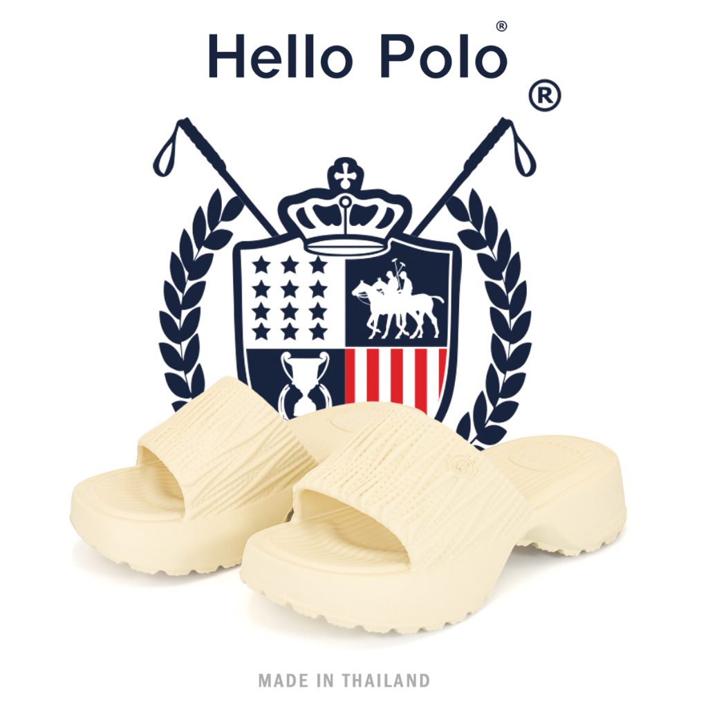 ซื้อ Hello Polo รองเท้าส้นสูงผู้หญิง รองเท้าแฟชั่น กันลื่น ทนต่อการสึกหรอ พื้นหนา แฟชั่นฤดูร้อน สไตล์ทันสมัย วัสดุ EVA HP8040