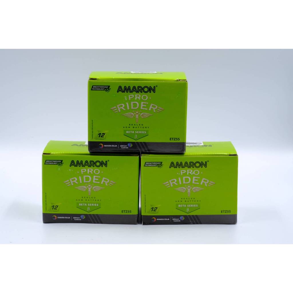 แบตเตอรี่ AMARON 5แอมป์ อามารอน สำหรับมอเตอร์ไซค์ Phantom mio wave scoopy dash jr ksr jelatoและอื่นอีกมากมายแบตผลิตเดือน