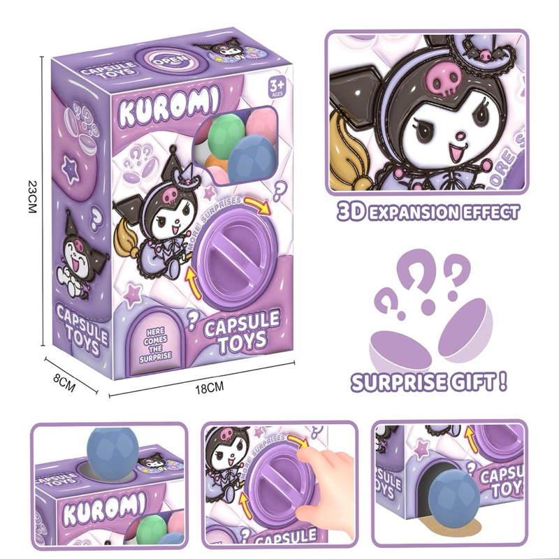 ไข่หมุน กาชาปอง ตู้ไข่หมุน sario Gacha Machine ของขวัญวันเกิด พร้อมส่ง