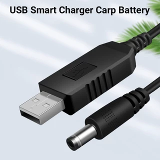 AK สายชาร์จ USB To DC 5.5มม. สายแปลง USB 5V to 12V 9V DC Step-Up Jack 5.5x2.1mm ใช้สำหรับจ่ายไฟจากเพาเวอร์แบงค์เข้าอุปกร