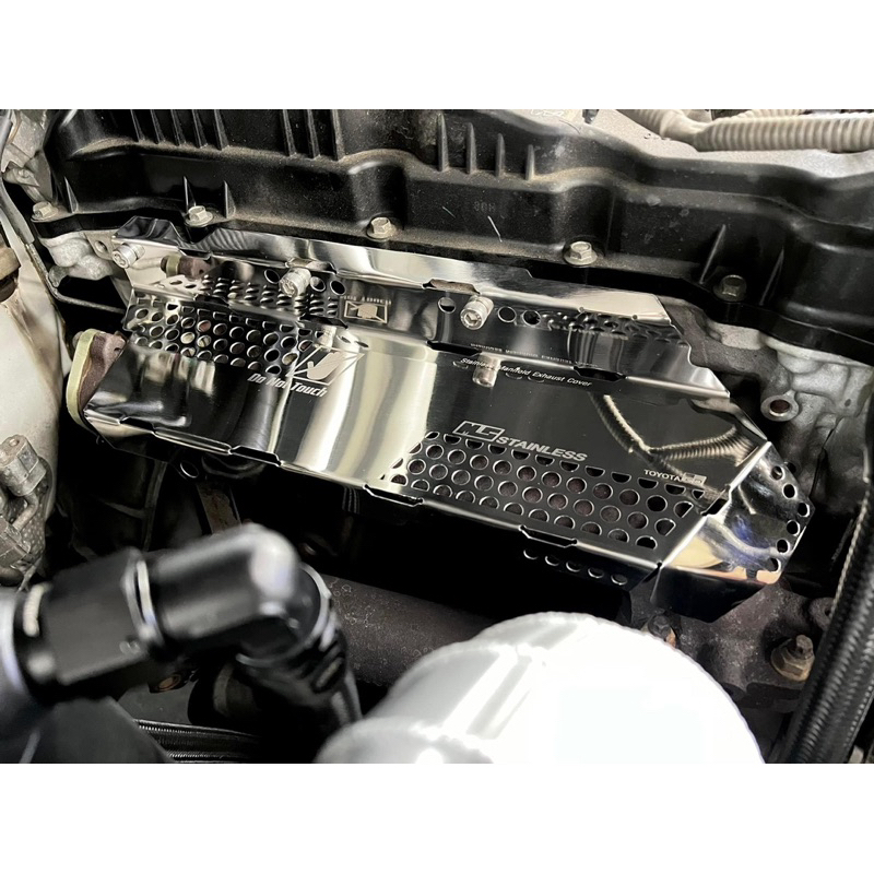 แผ่นปิดเขาไอเสียสแตนเลส Toyota Revo & Fortuner Engine Gd 2.4&2.8 งานเม้งซัง Ms Thailand