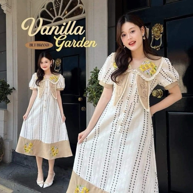 BLT Brand : Vanilla Garden🌻 มือ2 Sz.2XLอก39📍งานตามหา