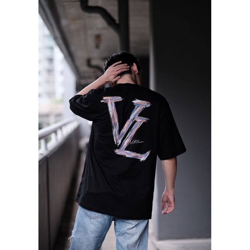 [New] VILLAIN เสื้อ Oversize "Villain VL!!" [รุ่นยอดฮิต สกรีนหน้า-หลัง ทรงสวย Cotton100% ผ้านุ่ม ใส่สบาย]
