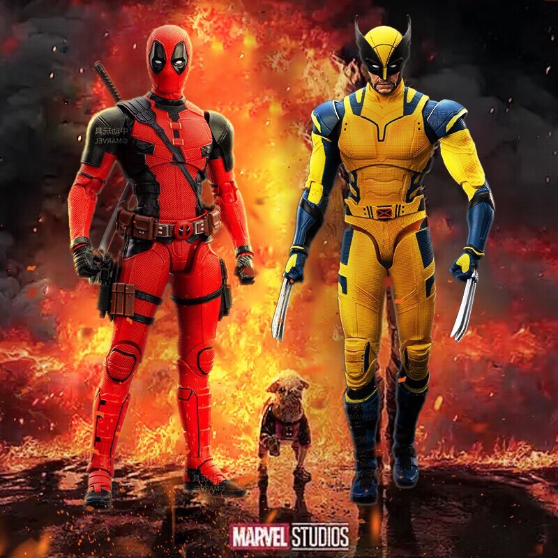 DEADPOOL & WOLVERINE Marvel Studios ZD TOYS 1/10 Action Figure 18 cm