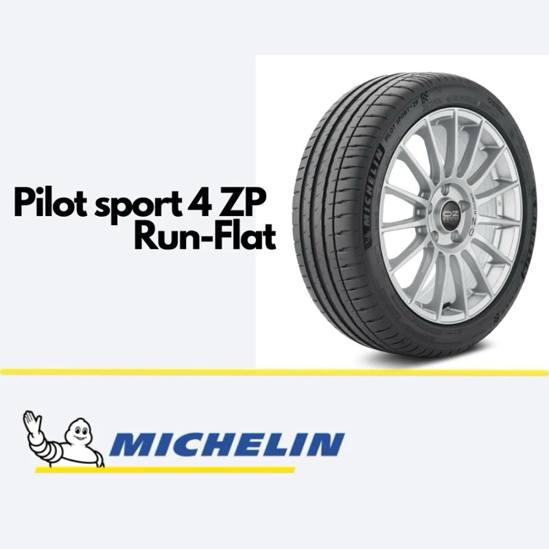 ยางรถยนต์ MICHELIN 255/35 R18 รุ่น PILOT SPORT4 ZP 94Y (PS4) *RUN FLAT (จัดส่งฟรี!!! ทั่วประเทศ)