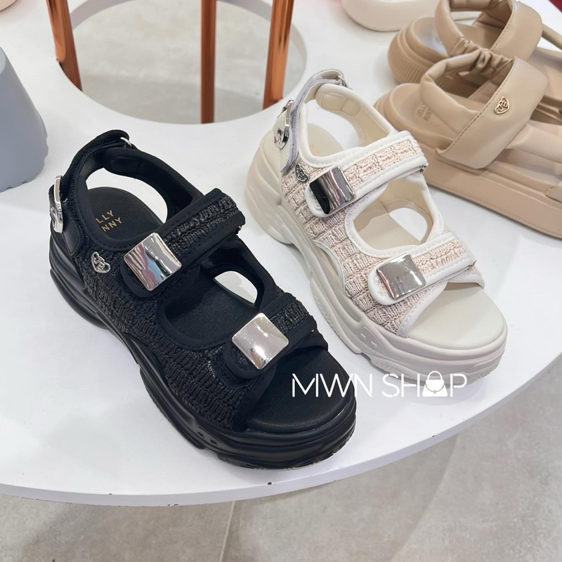 Jellybunny มีโค้ดลด30% รองเท้าแตะส้นสูง ของแท้จากชอป