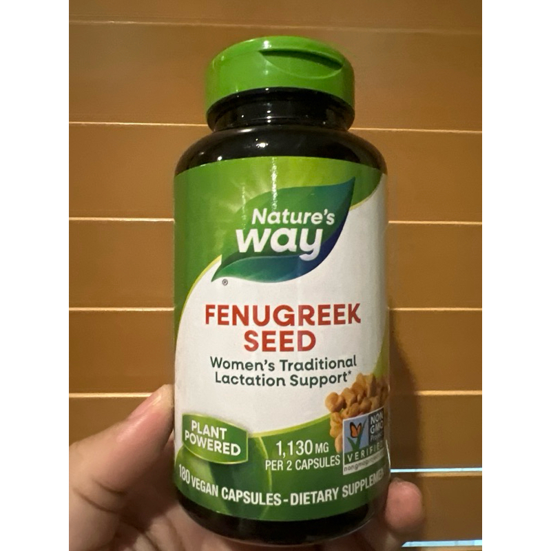 Nature's Way Fenugreek Seed  610 mg 180 Capsules