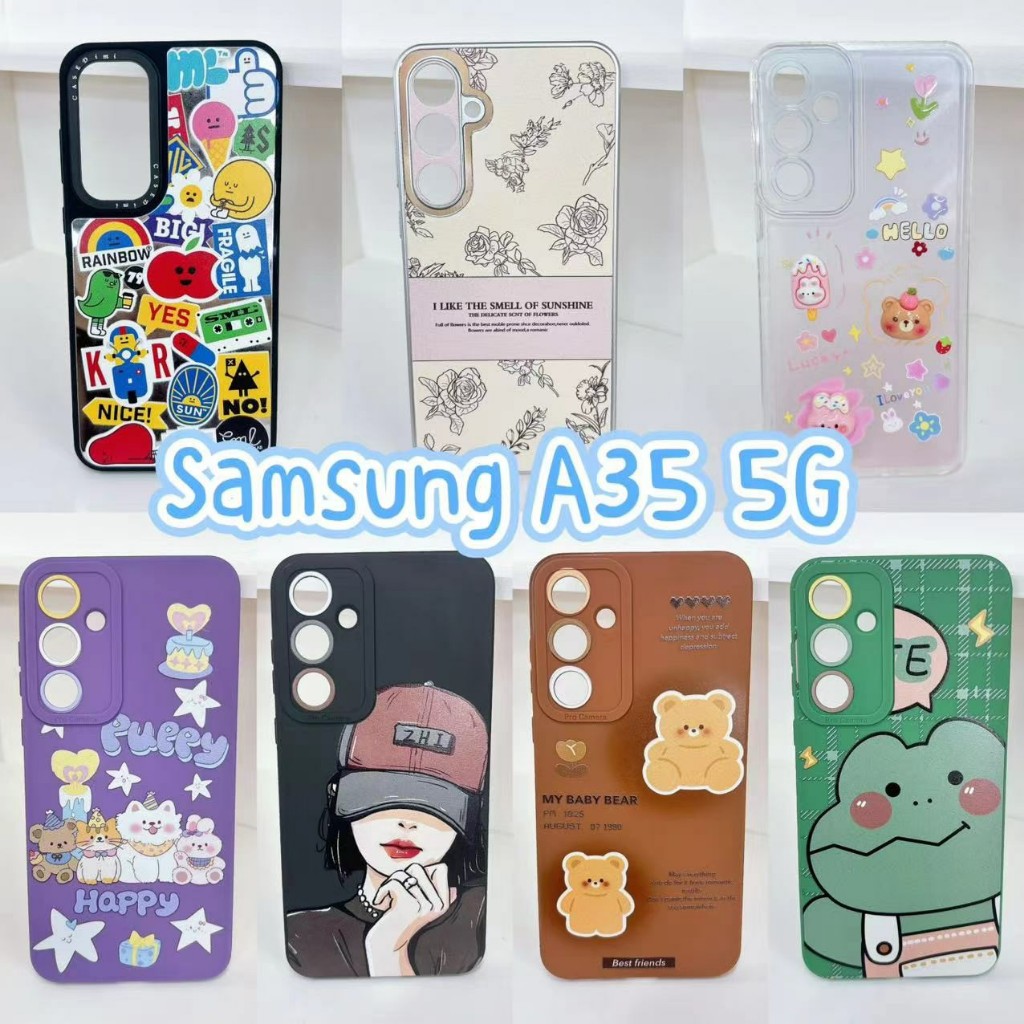 🔥มาใหม่ เคส Samsung A35 5G ลายการ์ตูน น่ารัก สำหรับ Samsung A35 ซัมซุงเอ35 case สำหรับ A35 5G