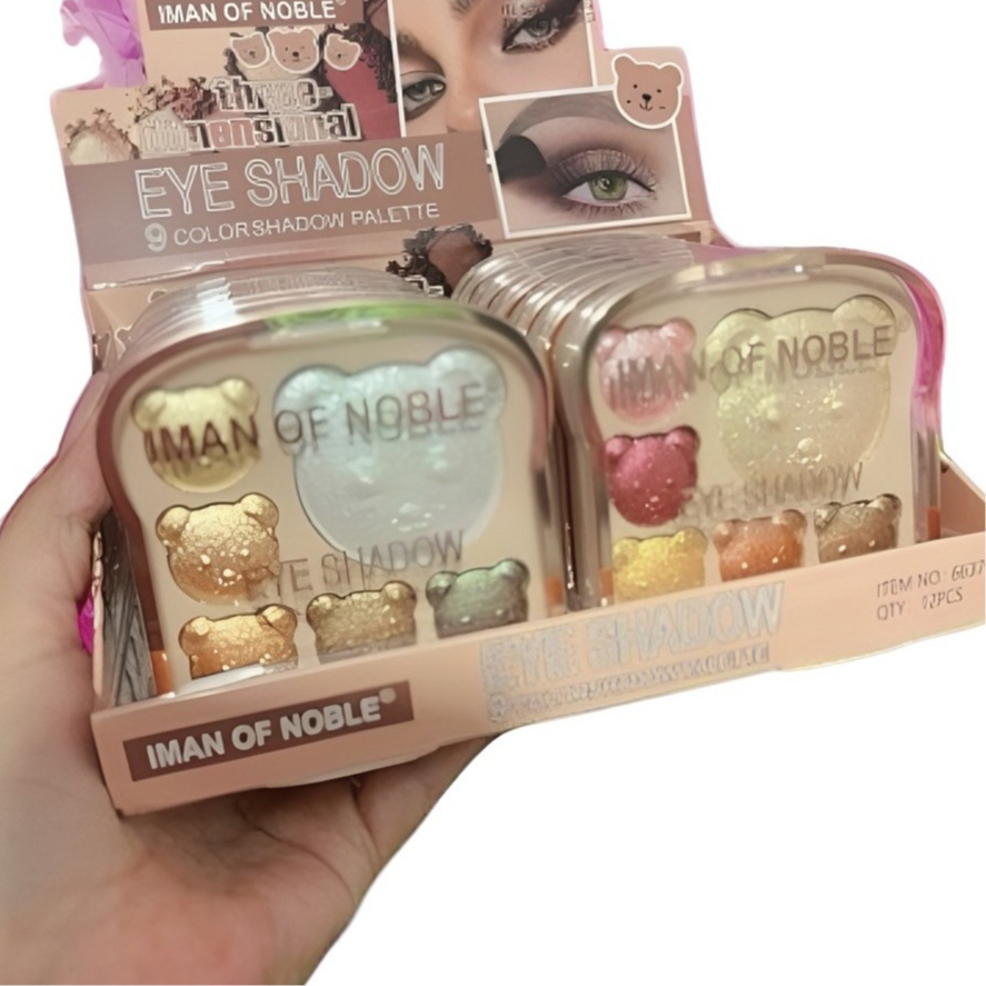 อายแชโดว์ เนื้อไฮไลท์ IMAN OF NOBLE EYE SHADOW 9 COLOR No.6637D