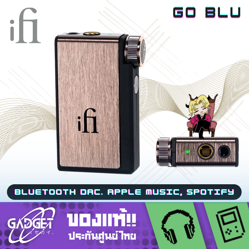 Dac บลูทูธ ifI GO Blu HD Bluetooth DAC. Apple Music, Spotify, every song on the GO!