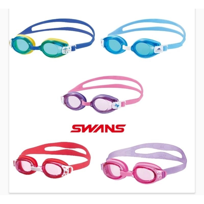 แว่นตาว่ายน้ำเด็ก ยี่ห้อ Swans จาก ญี่ปุ่น: Swans swimming goggles