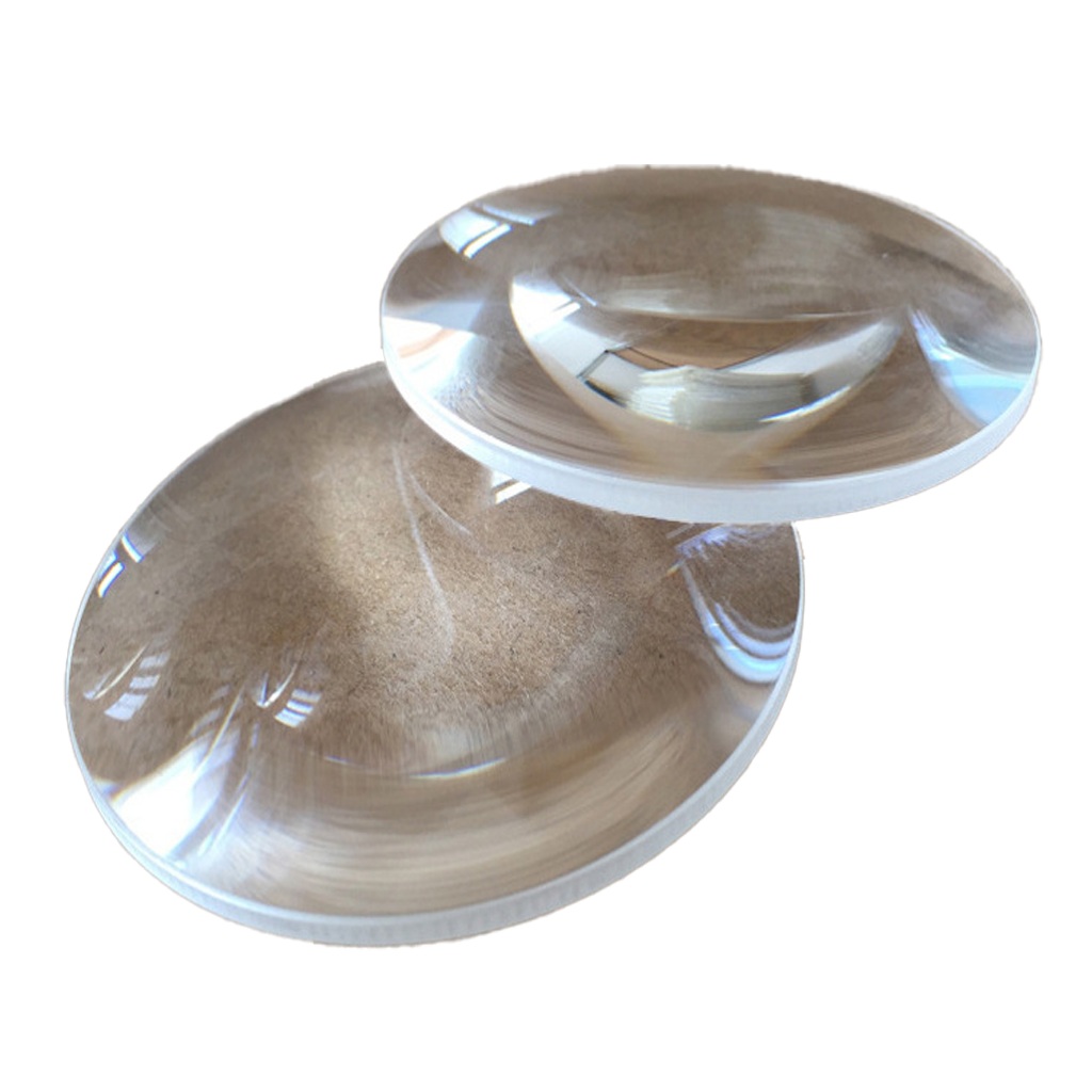 เลนส์แก้ว เลนส์นูน 30-127 มม.10x แว่นขยาย ทดลอง Optical Glass Lens